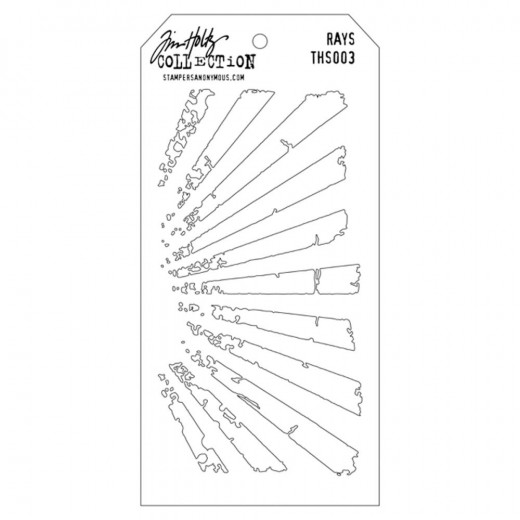 Tim Holtz Layered Stencil - Rays