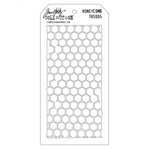 Tim Holtz Layered Stencil - Honeycomb