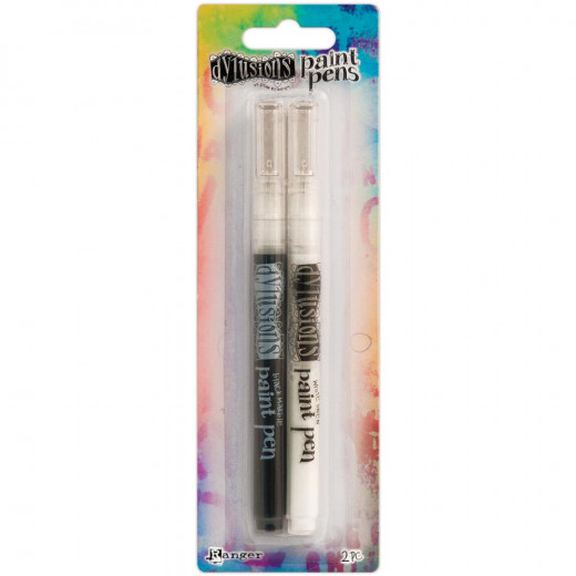 Dylusions Paint Pen Set - White Black