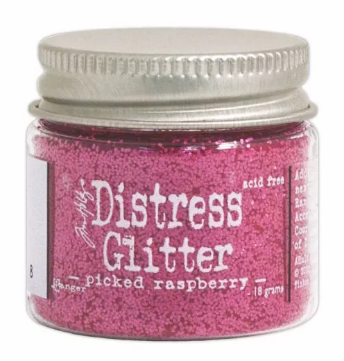 Picked Raspberry Distress Glitter