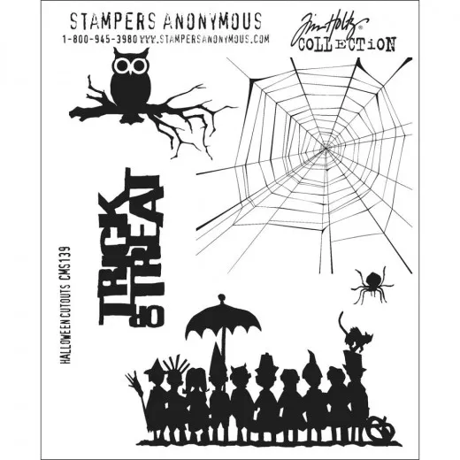 Cling Stamps Tim Holtz - Halloween Cutouts