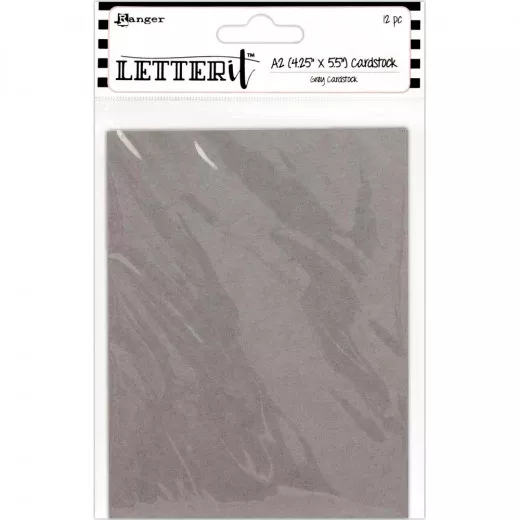 Ranger Letter It Cardstock Grey