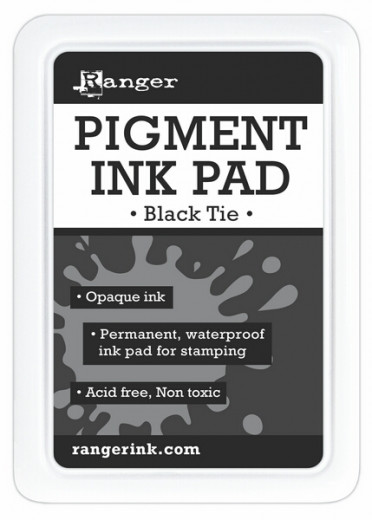 Ranger Pigment Ink Pad - Black Tie