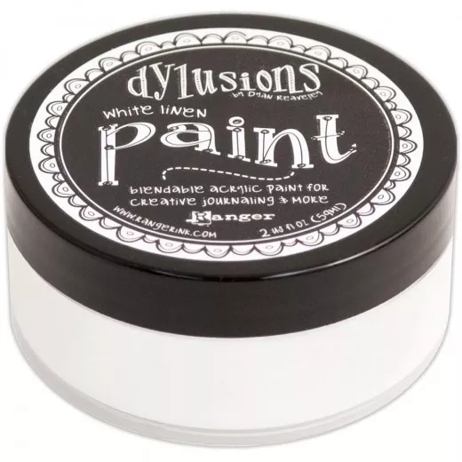 Dylusions Paint - White Linen