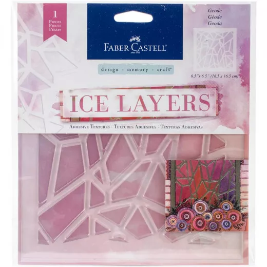 Ice Layers Adhesive Textures - Geode