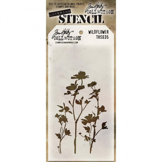 Tim Holtz Layered Stencil - Wildflower