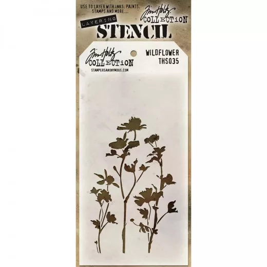 Tim Holtz Layered Stencil - Wildflower