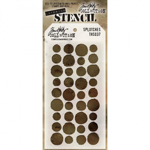 Tim Holtz Layered Stencil - Splotches