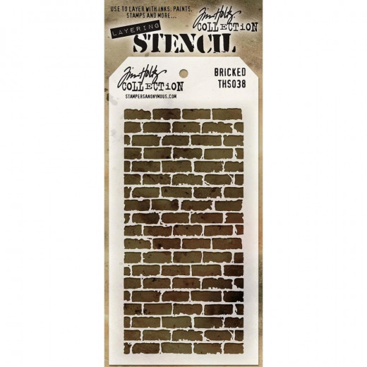 Tim Holtz Layered Stencil - Bricked