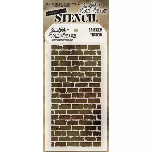 Tim Holtz Layered Stencil - Bricked