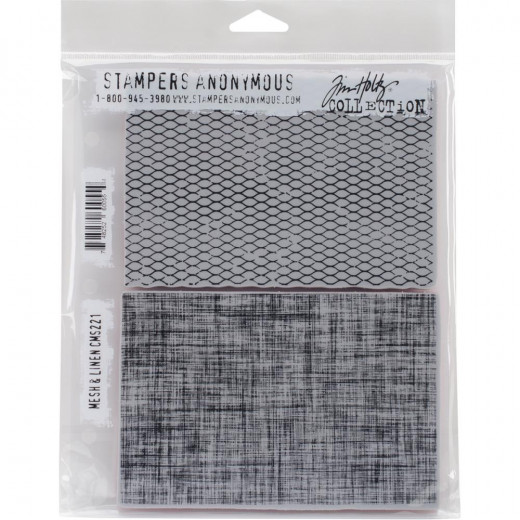 Cling Stamps Tim Holtz - Mesh and Line