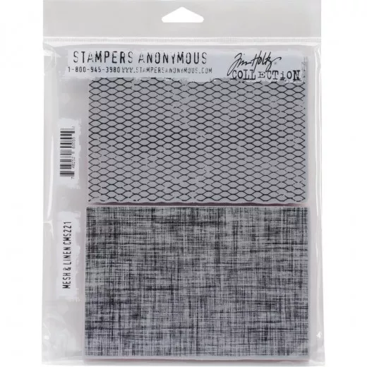 Cling Stamps Tim Holtz - Mesh and Line