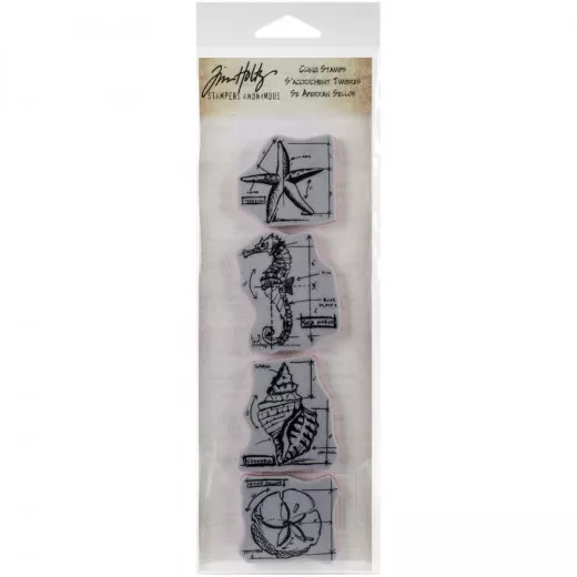 Cling Stamps Tim Holtz - Mini Blueprint Strips Nautical