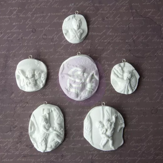 Archival Cast Embellishments - Intaglios