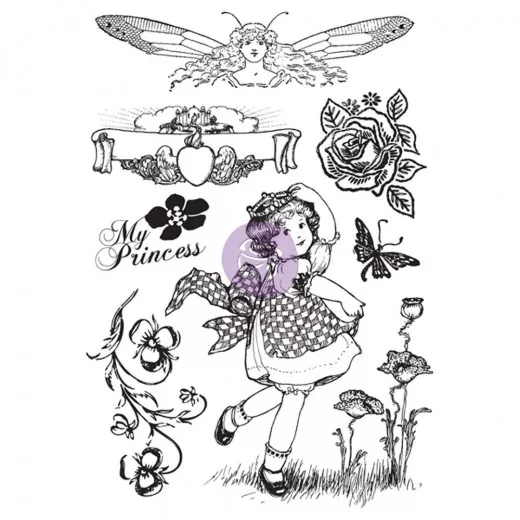 Cling Stamps - Princess