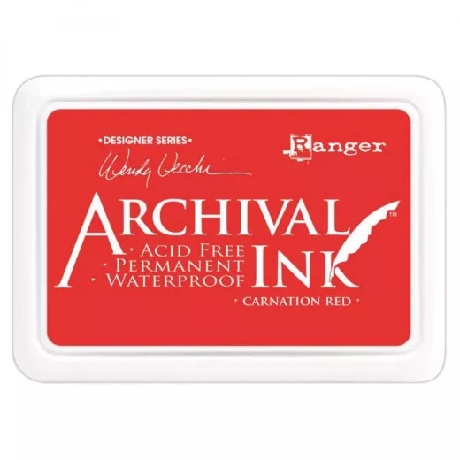 Archival Ink Stempelkissen - Carnation Red