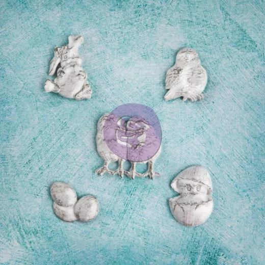 Shabby Chic Resin Embellishments - Easter