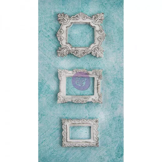 Shabby Chic Resin Embellishments - Square Frames