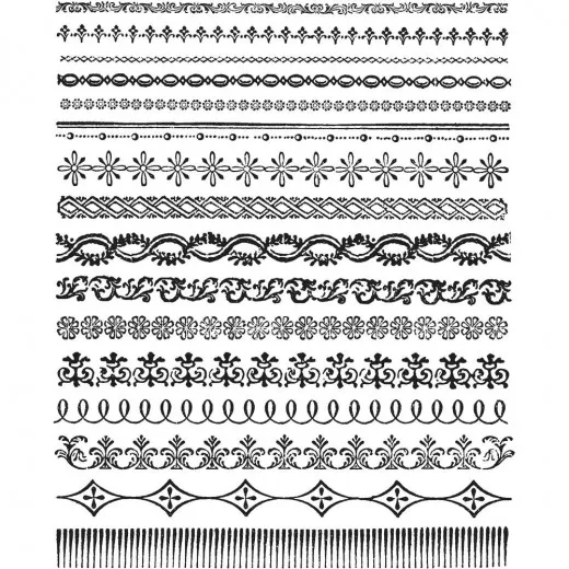 Cling Stamps Tim Holtz - Ornate Trims