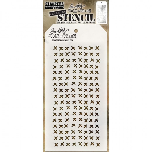 Tim Holtz Layered Stencil - Stitched