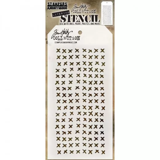 Tim Holtz Layered Stencil - Stitched