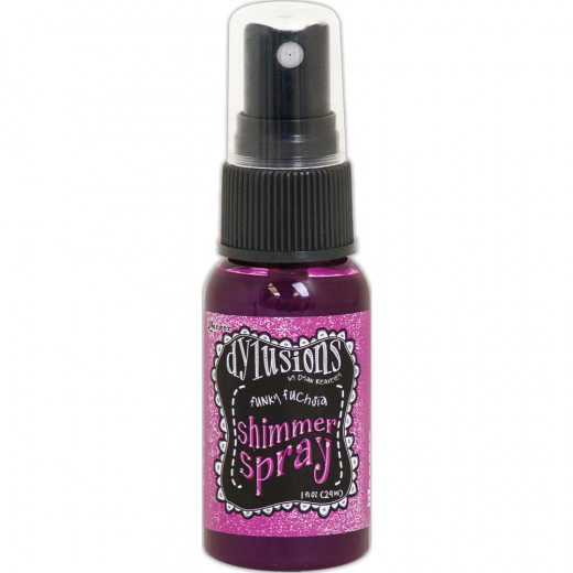 Dylusions Shimmer Spray- Funky Fuchsia