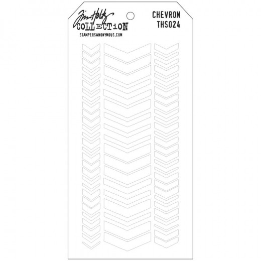 Tim Holtz Layered Stencil - Chevron