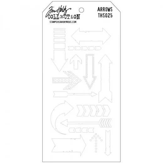 Tim Holtz Layered Stencil - Arrows