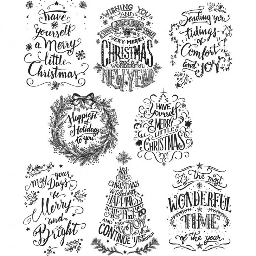 Cling Stamps Tim Holtz - Doodle Greetings