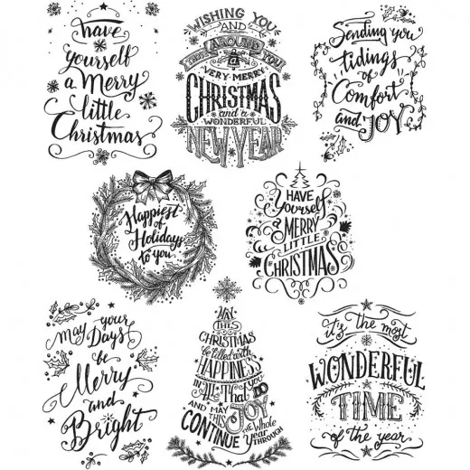 Cling Stamps Tim Holtz - Doodle Greetings