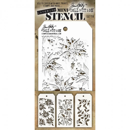 Tim Holtz Mini Layered Stencil Set 19