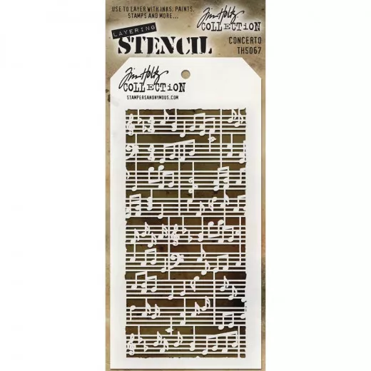 Tim Holtz Layered Stencil - Concerto