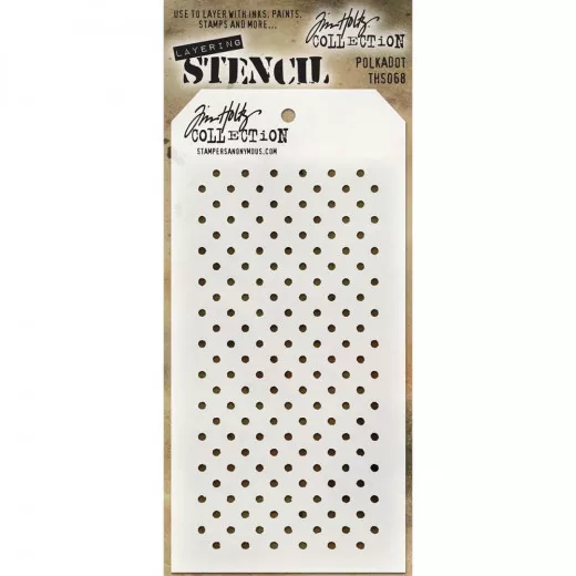 Tim Holtz Layered Stencil - Polkadots