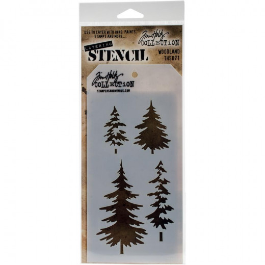 Tim Holtz Layered Stencil - Woodland