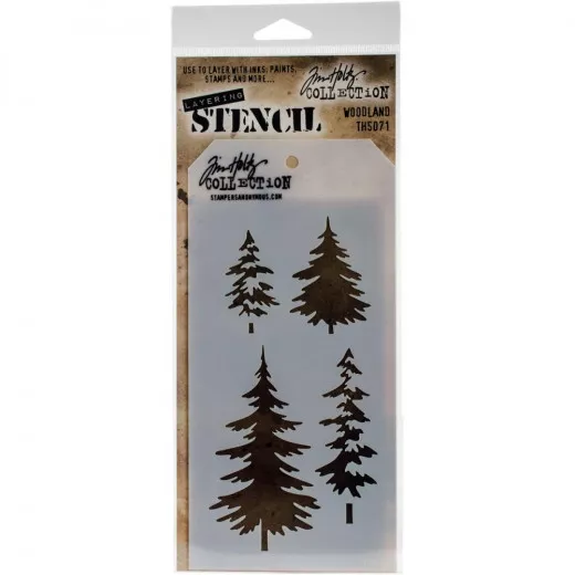 Tim Holtz Layered Stencil - Woodland