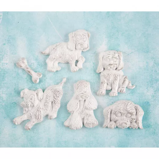 Shabby Chic Treasures Resin - Puppies