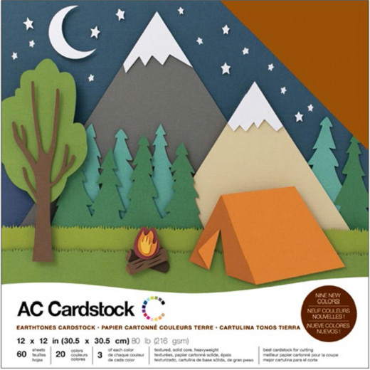 Variety Cardstock Pack - Earthtones