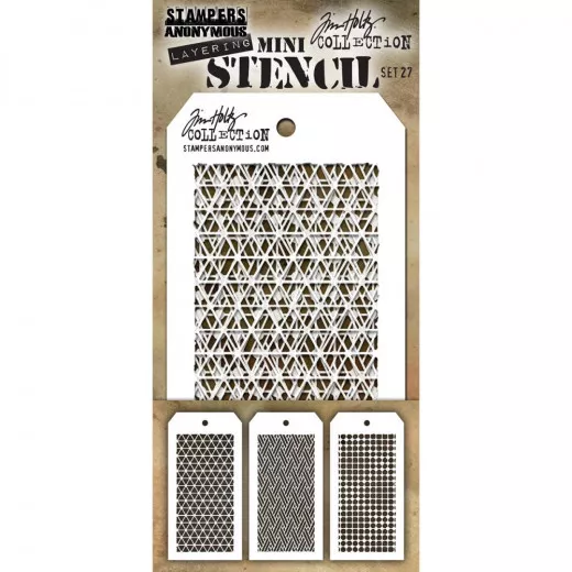 Tim Holtz Mini Layered Stencil Set 27