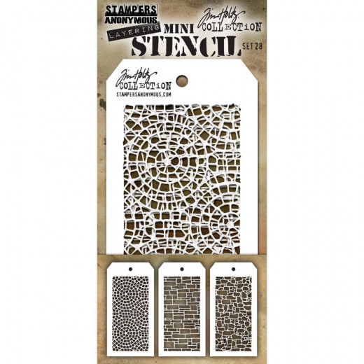 Tim Holtz Mini Layered Stencil Set 28