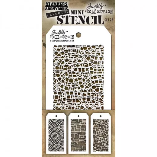 Tim Holtz Mini Layered Stencil Set 28