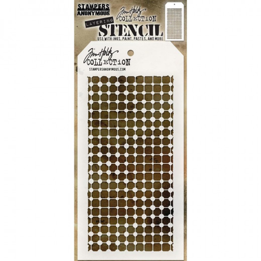 Tim Holtz Layered Stencil - Grid Dot