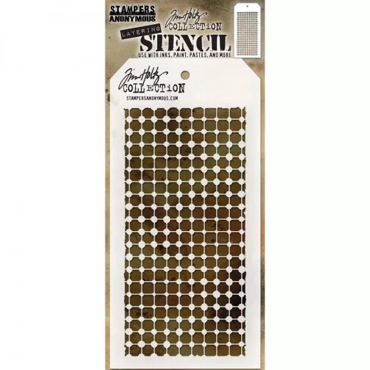 Tim Holtz Layered Stencil - Grid Dot