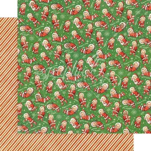 Christmas Magic Designpapier - Santas Little Helpers