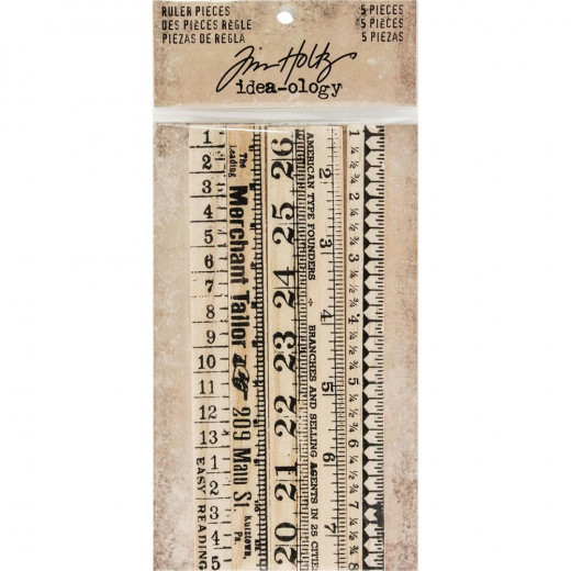 Idea-Ology Wooden Ruler Pieces