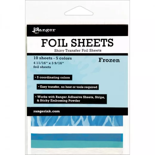 Shiny Transfer Foil Sheets - Frozen