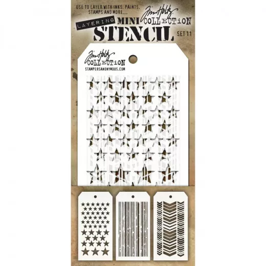 Tim Holtz Mini Layered Stencil Set 11