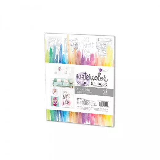 Watercolor Coloring Book - Decor Quotes