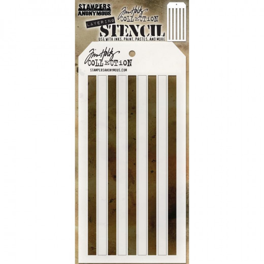 Tim Holtz Layered Stencil - Shifter Stripes