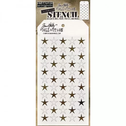 Tim Holtz Layered Stencil - Shifter Stars