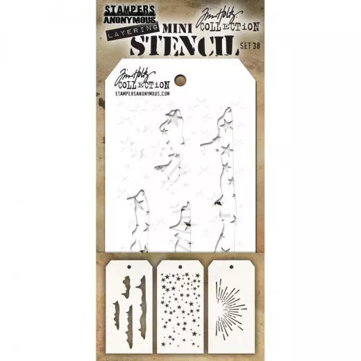 Tim Holtz Mini Layered Stencil Set 38